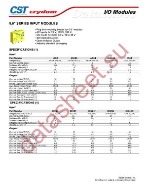 IDC5 datasheet  